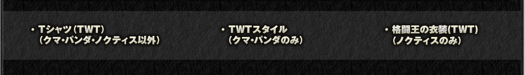 TWT（鉄拳ワールドツアー）セット